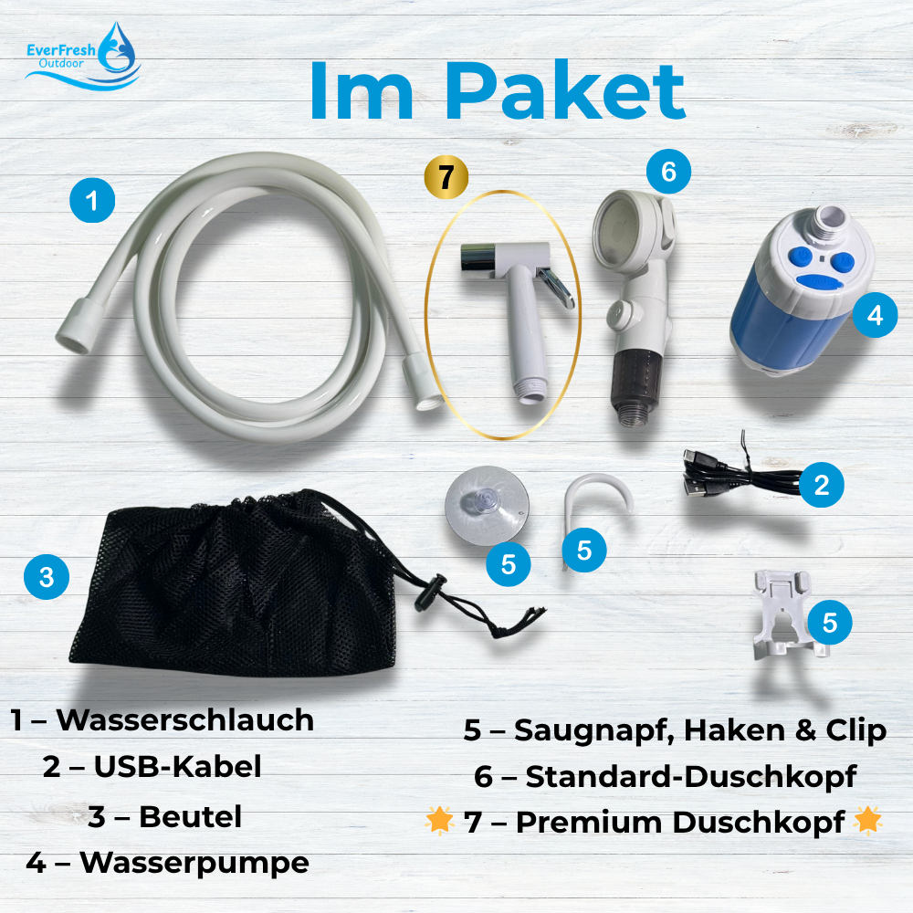 EverFresh™ Portable Shower
