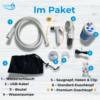 EverFresh™ Portable Shower